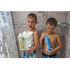 FOZZI'S Bath Foam Soap Aerosol for Kids 6-pack,Yellow, Purple, Orange,