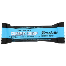 Barebells Creamy Crisp Protein Bar, No Added Sugar, 55 Grams (Pack Of 12)