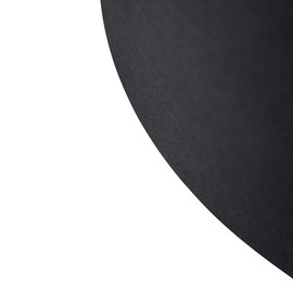 QAZQA Modern Cotton Lampshade Black 40I45I25 with Gold I Brass Interior