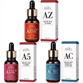 Cos DE BAHA 3 Types of A.Z - Best Acne Treatment Facial Serum(Fast Rosacea Skin Care Product + Reduce Cystic Acne Scar + Redness Relief Face + Pimple Pigmentation Blackhead, Alcohol Free (30ml)