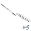 Toolty Tuck Pointer Trowel, Hardened Steel Finger Pointing Trowel, Hand