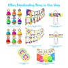 Tie Dye Cupcake Toppers and Cupcake Wrappers - 24 Cupcake