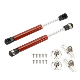 ACROPIX 7.5 Inch 10Lbs/45N Red Universal Lift Supports Gas Struts Gas Springs with Bracket Ball Stud for Car SUV RV Truck Motorcycle - Pack of 2