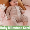 OIGWBPH Pack of 7 Milestones Baby Monthly Cards Milestone Cards