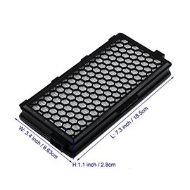 Wadoy Active AirClean 50 Filter for Compatible with Miele SF AA50 HEPA Filter S4000 S5000 S6000 S8000 （Pack of 2）