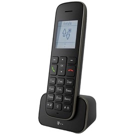 Telekom Expansion Pack Sinus 207 Pack schwarz, Handset and Charging Cradle