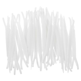 SAFIGLE 100pcs Double Eyelid Applicator Tool Precision Pointed Tip Tweezers and Y Fork Rods for Seamless Eyelid Tape Application for Natural Makeup and Daily Use