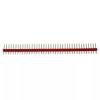 Brain Wire Single Row 40 pin Header Red Straight 2.54mm