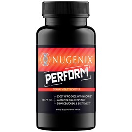 Elikadur- Nugenix Perform, ?xido N?trico y Refuerzo de Vitalidad para Hombre 63ct, Pastilla