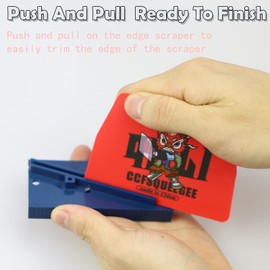 MTNSPTCR PPF - Recortadora de raspador de vinilo para coche, herramienta de reparación de tintado de ventana, herramienta de tintado de TPU, herramienta de limpieza de coche, herramienta de renovación