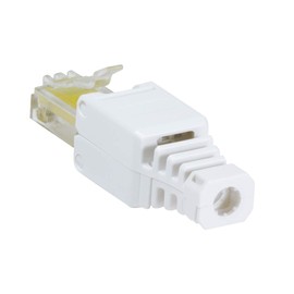 LogiLink Professional MP0026 UTP Cat 5e Connector Crimp Tool Free, RJ45 plug for No Tools Needed and Assembly, No Tools Needed