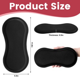 4 Espumas Lipo Post Cirugía, Tablero de Compresión Lateral Abdominal, 11.8 '' x 5.5 '' Protector Lateral de Lipo Foam Negro