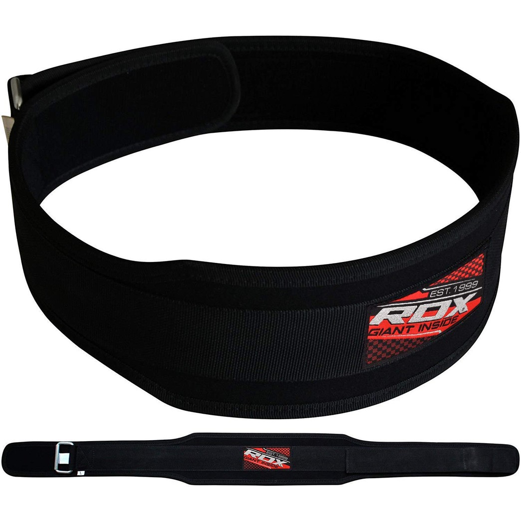 RDX Weight Lifting Belt for Gym Fitness Training-Neoprene Padded Belt with 4.5inchs Lumbar Back Support - Great for Bodybuilding, Functional Training,Powerlifting,Deadlifts Workout & Squats Exercise