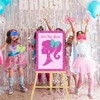 EDLMKM Pin The Bow Party Games for Kids, Pink Princess