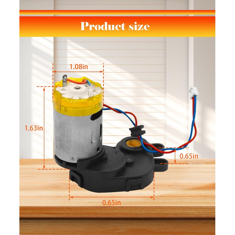 Robot Vacuums Main Brush Motor Compatible with Ecovacs DEEBOT OZMO
