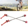 CANSUCC 2pcs Bicycle Wheel Skewer Aluminum Alloy Quick Release Titanium