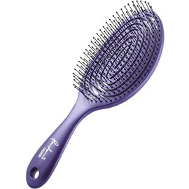 Kinugawa Company 3D Detangle Brush Spiral Purple