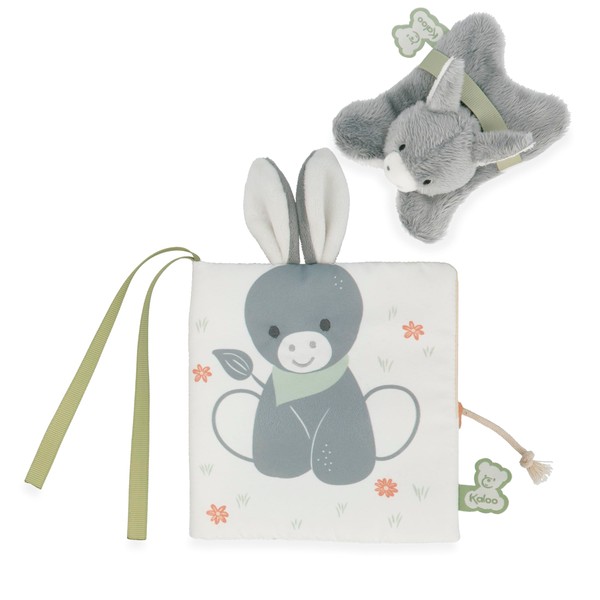 KALOO Picture Book - Farm Animals + Mini Cuddly Toy