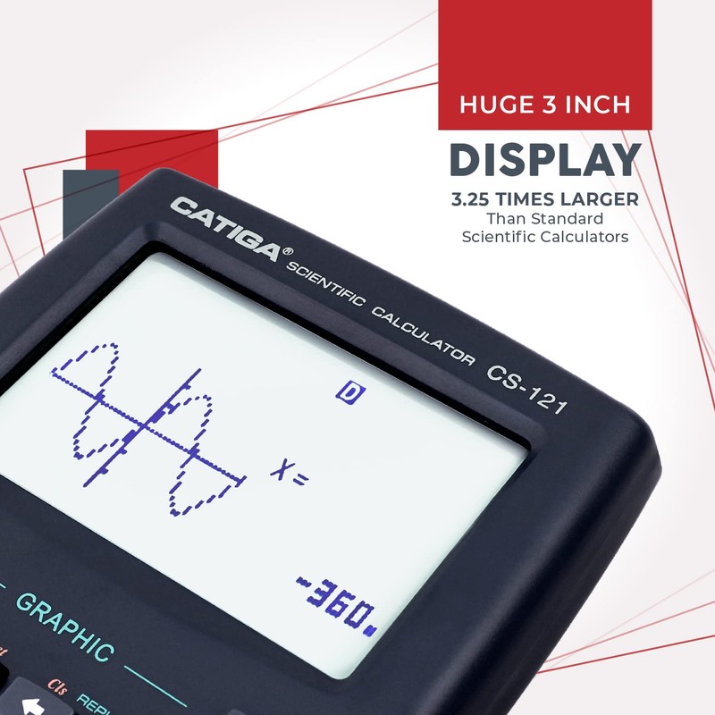 CATIGA Scientific Calculator with Graphic Functions, Multiple Modes with Intuitive