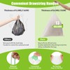 ValueGuard Large Trash Bags 13 Gallon Tall Drawstring 100% Post-Consumer