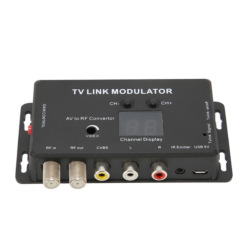 TM70RG TV Link Modulator Support PAL /NTSC Adjustable Output Gain