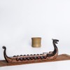 Viking Ships Incense Holder, Retro Ships Ornament for Home Decor,
