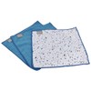 Macosa UMEN193_x2 Microfibre Cloths Set of 6 Blue White Dish
