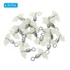 PATIKIL 20 Pack 3-Way Swivel Cross Line T-Turn Rolling Terminal
