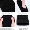 Women’s Fingerless Gloves – Cable Knit Winter Wrist Warmers with