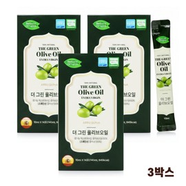 Portable Organic Extra Olive Oil Disposable Olive Oil Fasting Olive Oil Stick 3pcs / 휴대용 유기농 엑스트라 올리브오일 일회용 올리브유 공복 오리브오일 스틱 3개