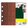 Bosch 2607019495, 25-Piece Sanding Sheet Set (Different Materials, Grit Size