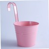Mipcase 4pcs Detachable Iron Hanging Flowerpot Space Saving Decorative Plant