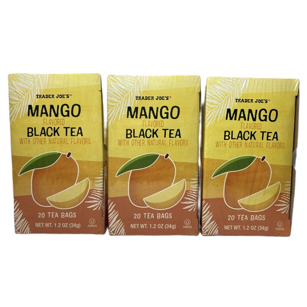 Trader Joes Mango Black Tea (3-pack)