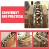 TOVINANNA Christmas Table Runner Elegant Holiday Tablecloth for Dining and