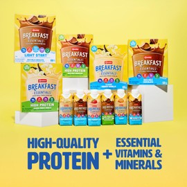 Carnation Breakfast Essentials Ready to Drink with Fiber, Rich Milk Chocolate, 8 FL OZ Carton (Pack of 24)