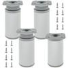 DDHOMIN 4 PCS Adjustable Cabinet Legs,ABS Plastic Furniture Feet for
