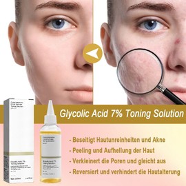 Glycolic Acid 7% Toning Resurfacing Solution, Glycolsäure 7% Toner, Glycolsäure 7% Toning, Gesichtspeeling, verfeinert die Poren, Lösung gegen Unreinheiten und Akne, verjüngt Ihre Haut (2)