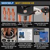 55-in-1 Bearing Puller Kit, Blind Hole Bearing Puller Set, Inner