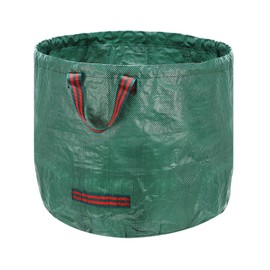 HARFINGTON Reusable Yard Waste Bags 15.85 Gallon (17.72" x 16" x 14.96") 60L Polypropylene Heavy Duty Home and Lawn and Leaf Bags with Support Bar for Gardening Home Storage