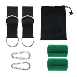 Namvo Tree Swing Straps Hanging Straps Kit Holds 300KG, Ultra Strong 2M/6.56ft Swing Hanging Strap With Safer Lock Snap Carabiner Hooks and Tree Protection Pads for Patio Hammocks and Swings