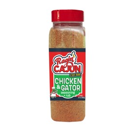 Ragin' Cajun Chicken & Gator Seasoning & Rub - 24 oz Jar, All Natural, Low Heat - Louisiana Cajun Spice for Poultry & Exotic Meats