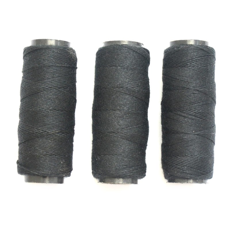 Jozlynn Weaving Thread,3 Rolls Polyester Sewing Threads for Hair Weft