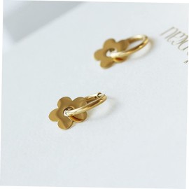 TOVINANNA Vintage Flower Hoop Earrings for Women Dangle Charms Stylish Cowgirl Jewelry for Birthdays and Special Occasions Versatile Fashion Accessory