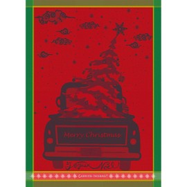 Garnier Thiebaut [W] Christmas Pick-Up Noel Tea Towels 56 x 77 cm 100% Cotton