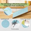 Refrigerator Mats 3PCS Silicone Shelf Liners Refrigerator Mats Heat Resistant