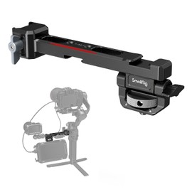 (Nueva versión) SMALLRIG Soporte de Monitor de Cámara Ajustable con Abrazadera NATO de Liberación Rápida, Soporte de Zapata Fría, para dji RS 2/ RSC 2/RS 3/RS 3 Pro/RS 3 Mini/RS 4/RS 4 Pro-3026B