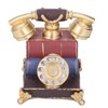 Retro Resin Telephone Model Home Study Desktop Antique Telephone Model