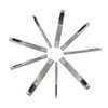 HappyHome 9-Piece Hole Punch Set of 0.1 - 0.4 inches