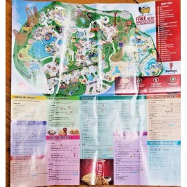 Park Map: Six Flags Great America 2015 - Gurnee, IL