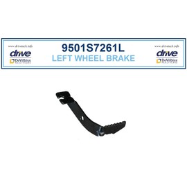 Complete Medical Wheel Lock - Left for 11043 Series Rollator, 1 Pound